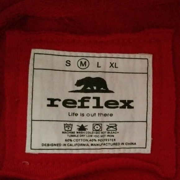Reflex Red hoodie - Picture 3 of 4